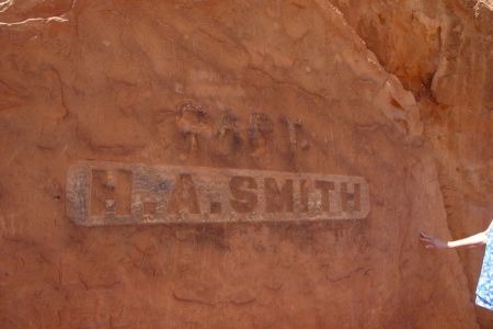 Captain Henry A. Smith's name and rank